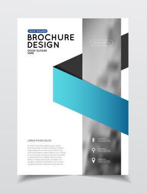 Yıllık rapor iş broşürü kapak 