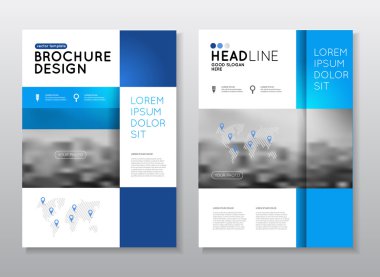 Yıllık rapor iş broşürü kapak 