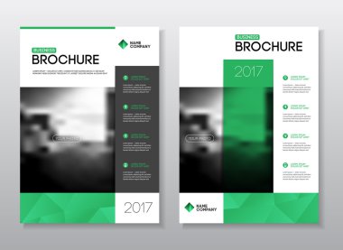 Yıllık rapor iş broşürü kapak 