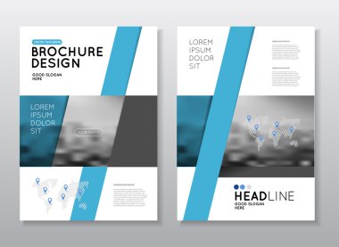 Yıllık rapor iş broşürü kapak 