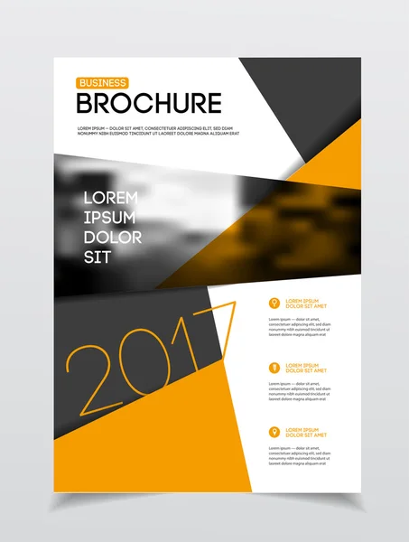 Progettazione brochure aziendale — Vettoriale Stock