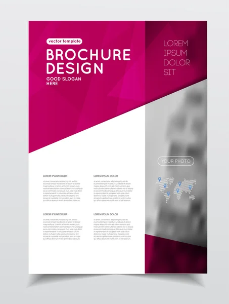 Jaarlijkse verslag zakelijke brochure cover — Stockvector