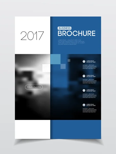 Progettazione brochure aziendale — Vettoriale Stock