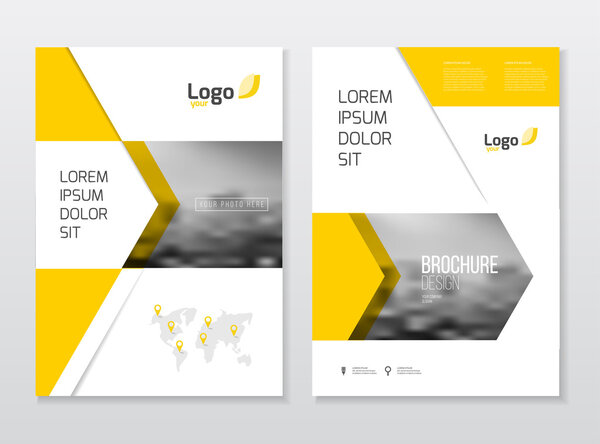 Abstract business Flyer design template 