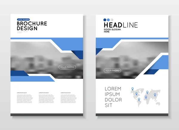 Desenho de brochura empresarial —  Vetores de Stock