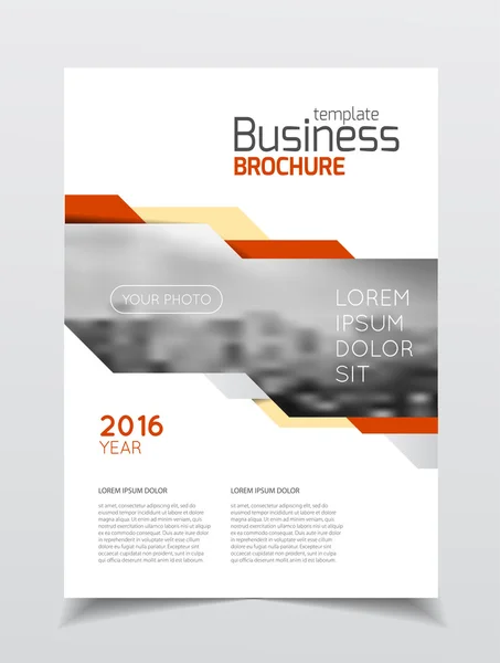 Conception de brochure d'entreprise — Image vectorielle