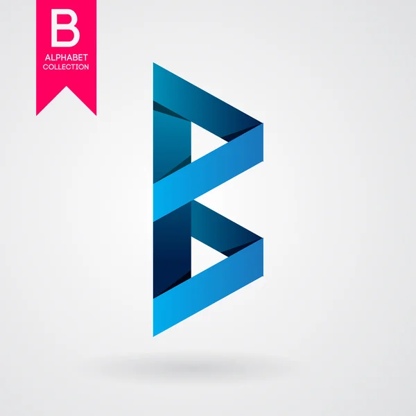 Graphic creative alphabet symbol — Stock Vector