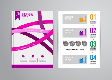 Geometrik arka plan infographics ile