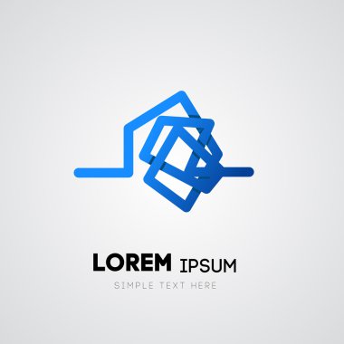 Marka için soyut logosu.