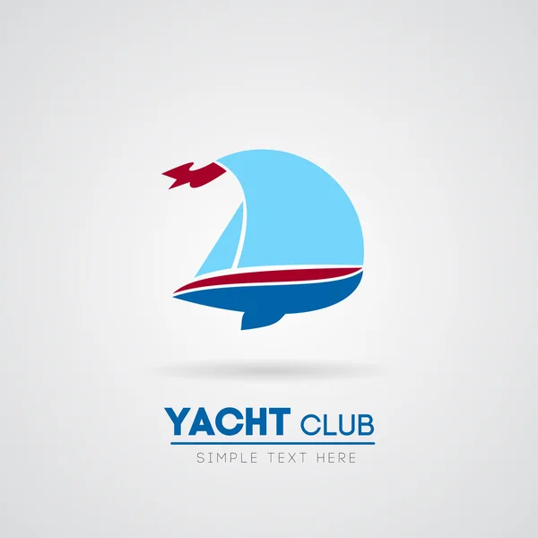 Ikone Yachtclub — Stockvektor