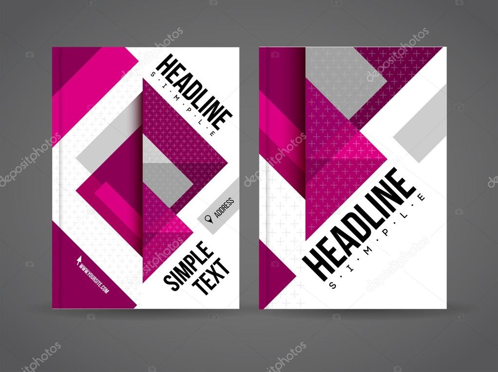 Abstract Geometric Background with infographics