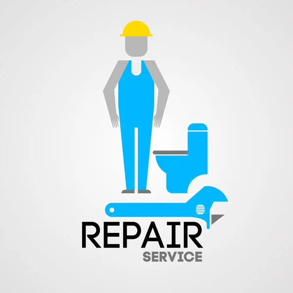 Servicio de reparación ilustración — Vector de stock