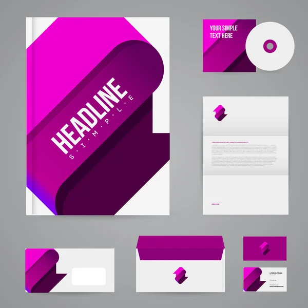 Branding formgivningsmall — Stock vektor