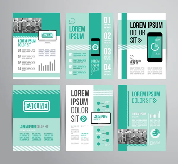 Brochure ontwerp sjabloon — Stockvector