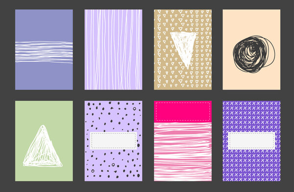 Набор плакатов для дизайна
