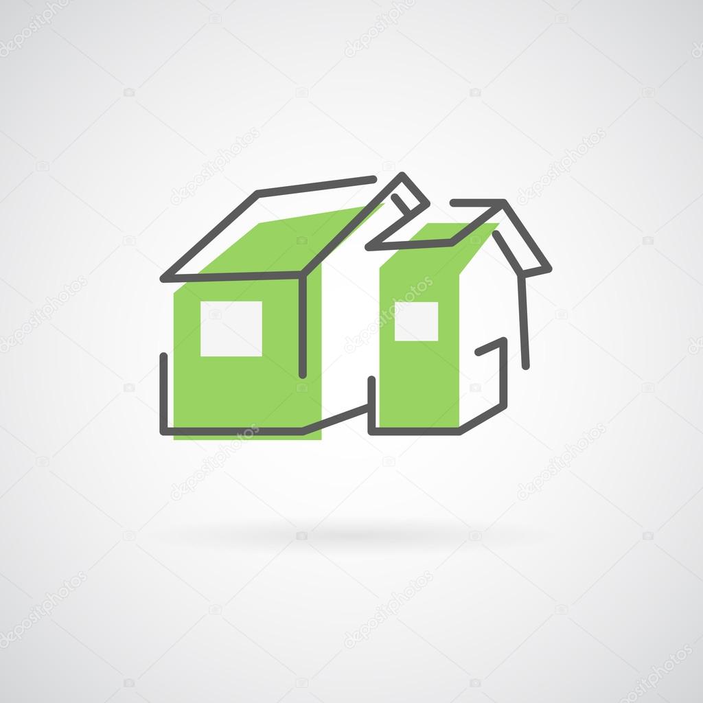 House design logo icon