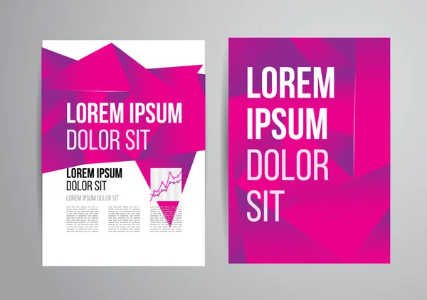 Design șablon flyer — Vector de stoc