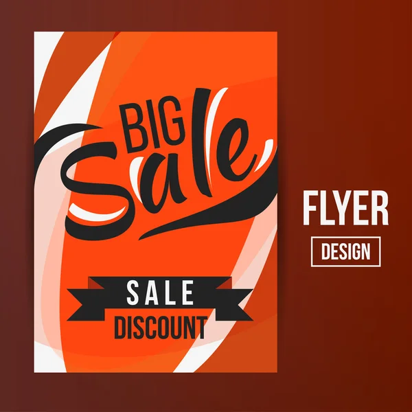 Creatieve verkoop Flyers — Stockvector