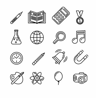 eğitim ve öğrenme simgesi