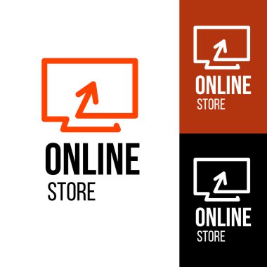 çevrimiçi mağaza tasarım logosu