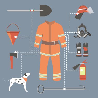 Fire-fighter elements set