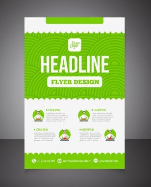 iş broşür şablonu