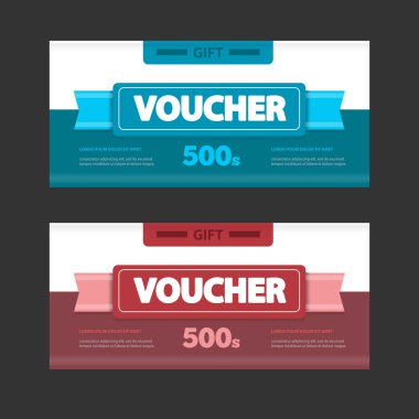 Two coupon voucher design