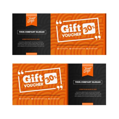 Two coupon voucher design