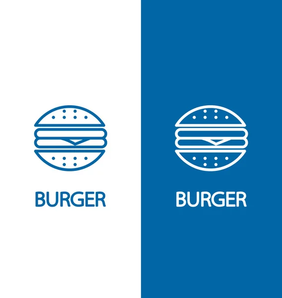 Burger oder Cheeseburger — Stockvektor