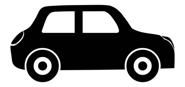 Ілюстрація Іконки Автомобіля Збоку — стоковий вектор