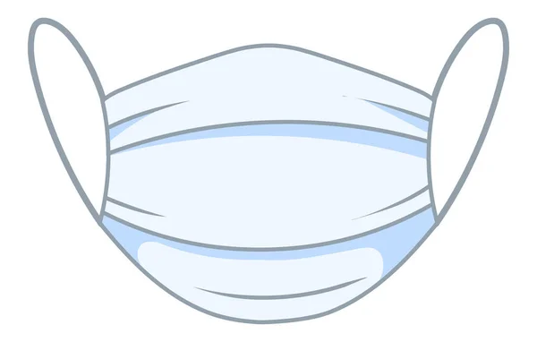 口罩医用外科口罩 病媒图解 — 图库矢量图片