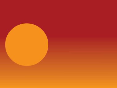 Parlak gökyüzünde dolunay arkaplanı, vektör illüstrasyon pankartı