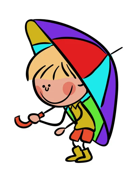 Şemsiyeli Çubuk Çocuk