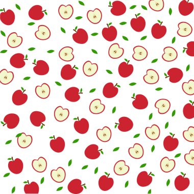 Apple desen tasarım stok illüstrasyon vektörü 