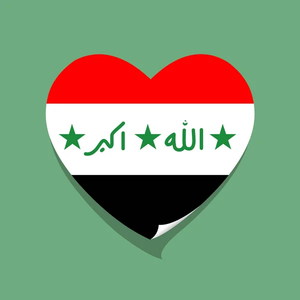 Irak bayrağını seviyorum. 