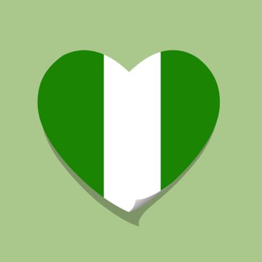 Nijerya bayrak kalbini seviyorum. 