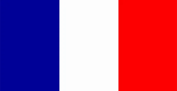 Fransa Ulusal Bayrak Vektörü — Stok Vektör