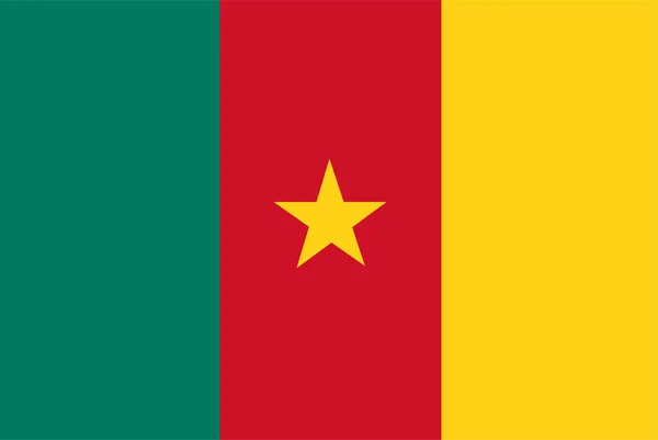 Εθνικός Φορέας Σημαίας Καμερούν — Διανυσματικό Αρχείο