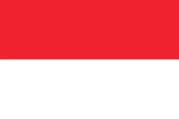インドネシア国旗ベクトル — ストックベクタ