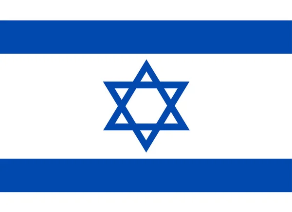 Israel Vetor Bandeira Nacional — Vetor de Stock