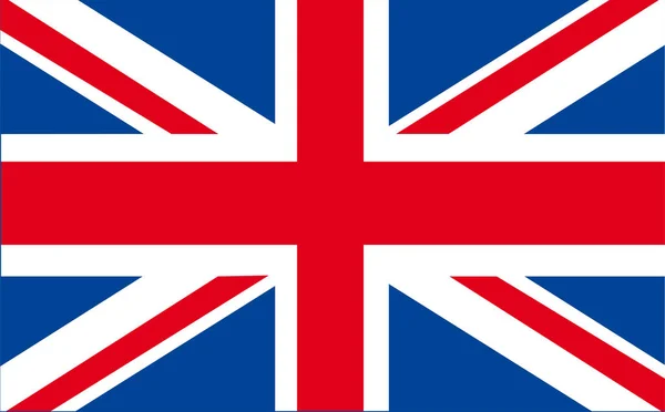 Storbritannias Flaggvektor – stockvektor