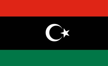Libya flag vector Illustration clipart