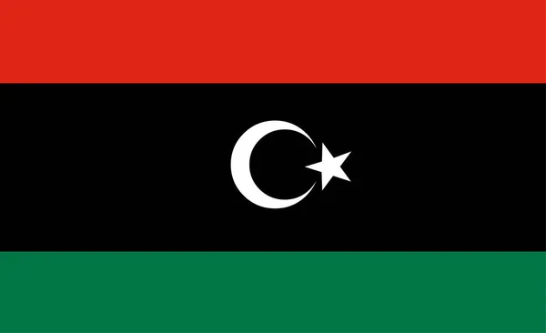 Libya bayrak vektör çizimi