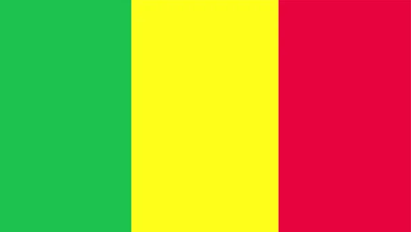 Mali Ulusal Bayrak Vektörü — Stok Vektör