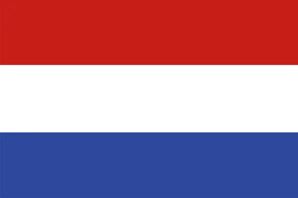 Hollandia Nemzeti Lobogó Vektor — Stock Vector