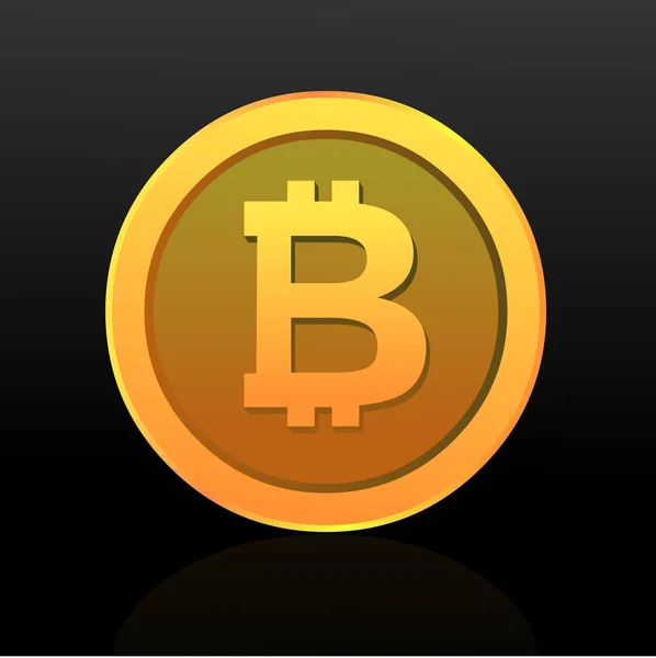 Bitcoins Vektör Illüstrasyonu Yığını — Stok Vektör