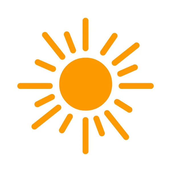 太陽ベクトルアイコンのロゴ — ストックベクタ
