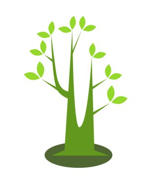 Büyük ağaç logosu çizimi