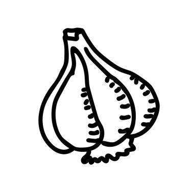 Sarımsaklı el çizimi
