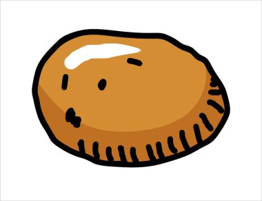 Havuç vektör çizimi izole edildi